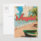 Magaluf Vintage vakantieposter Briefkaart (Voorkant / Achterkant)