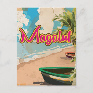 Magaluf Vintage vakantieposter Briefkaart