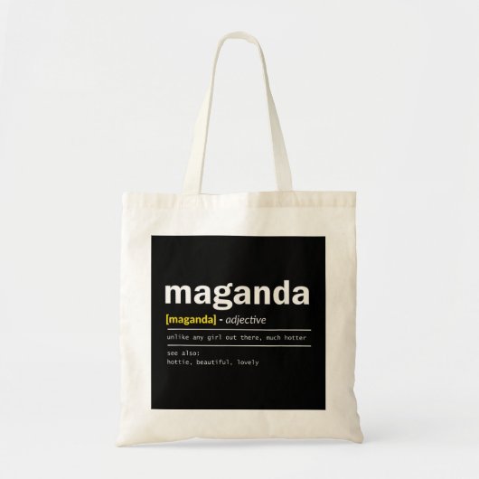 Maganda Filipino Princess Pinay Filip Tote Bag (Voorkant)