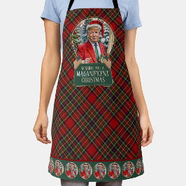MAGAnificent Christmas MAGA Trump Tartan Schort