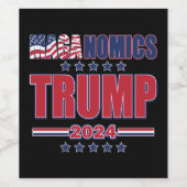 Maganomics Trump 2024 Wijn Etiket (Enkel label)