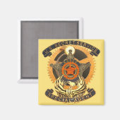 Magazijn 13 Steampunk Secret Service Badge Magnet (Voorkant / Achterkant)