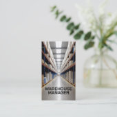 Magazijnmanager Aisle Visitekaartje (Staand voorkant)