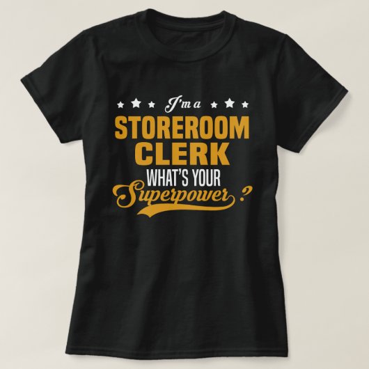 magazijnmedewerker t-shirt (Design voorkant)