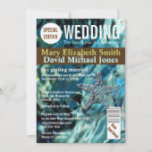 Magazijnomslag | Blauw strand bruiloft zeester Kaart (Voorkant)