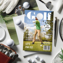 Magazine Celebrity Golf Verjaardagsfeest Foto