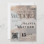 Magazine Cover 2 Photo Wedding  Kaart (Voorkant)