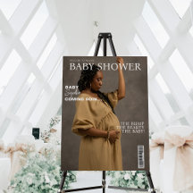 Magazine Cover Foto Baby shower Welkom