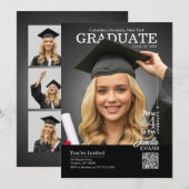 Magazine Cover Graduation Black Kaart (Voorkant / Achterkant)