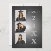 Magazine Cover Graduation Cap down Black Kaart (Achterkant)