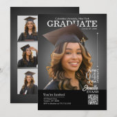 Magazine Cover Graduation Cap down Black Kaart (Voorkant / Achterkant)