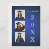 Magazine Cover Graduation Cap Down Blue Kaart (Achterkant)