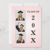 Magazine Cover Graduation Pink Kaart (Achterkant)