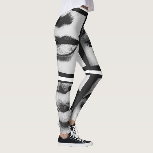 Magazine cover vrouw figuur gezicht leggings (Rechts)