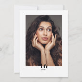 Magazine Editorial Newspaper Sweet 16 Foto Kaart (Achterkant)