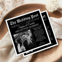 Magazine Editorial Newspaper Wedding Photo
