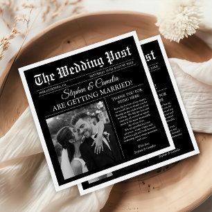 Magazine Editorial Newspaper Wedding Photo Servet