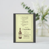 magazine en Tacoma-tafelbier Briefkaart (Staand voorkant)