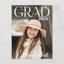 Magazine-geïnspireerde uitnodiging voor afstudeerf