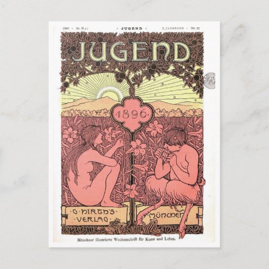 Magazine Hoesje 1896 stijl Briefkaart (Voorkant)