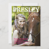 Magazine Hoesje Afstuderen aankondiging (Voorkant)