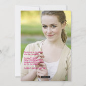 Magazine Hoesje Afstuderen aankondiging (Achterkant)