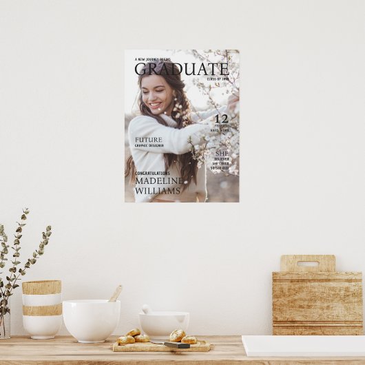 Magazine Hoesje Afstuderen Poster (Keuken)