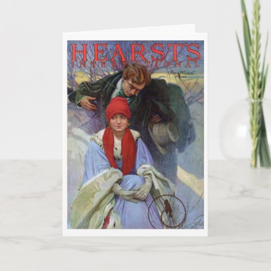 Magazine Hoesje, Alphonse Mucha Kaart (Voorkant)