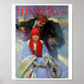 Magazine Hoesje, Alphonse Mucha Poster (Voorkant)