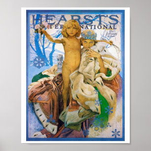 Magazine Hoesje, Alphonse Mucha Poster