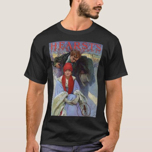 Magazine Hoesje, Alphonse Mucha T-shirt (Voorkant)