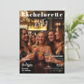 Magazine Hoesje Bachelorette Uitnodiging (Staand voorkant)