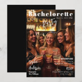 Magazine Hoesje Bachelorette Uitnodiging (Voorkant / Achterkant)
