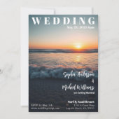 Magazine Hoesje Beach Verjaardag Kaart (Voorkant)