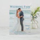 Magazine Hoesje Beach Wedding Kaart (Staand voorkant)