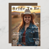 Magazine Hoesje Bride to Be-Invitation Kaart (Voorkant / Achterkant)