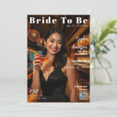 Magazine Hoesje Bride to Be-Invitation Kaart (Staand voorkant)