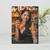 Magazine Hoesje Bride to Be-Invitation Kaart (Staand voorkant)