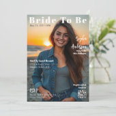 Magazine Hoesje Bride to Be-Invitation Kaart (Staand voorkant)