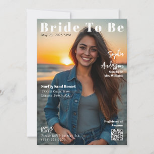 Magazine Hoesje Bride to Be-Invitation Kaart