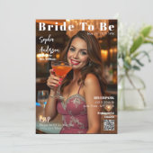 Magazine Hoesje Bride to Be-Invitation Kaart (Staand voorkant)