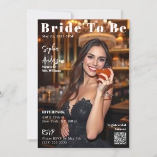 Magazine Hoesje Bride to Be-Invitation Kaart