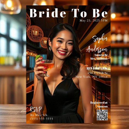Magazine Hoesje Bride to Be-Invitation Kaart