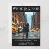 Magazine Hoesje bruiloft in de stad Kaart (Voorkant)