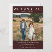 Magazine Hoesje bruiloft in het land Kaart (Voorkant)