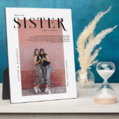 Magazine Hoesje | Cadeau voor zusters Fotocollage Fotoplaat (Zijkant)