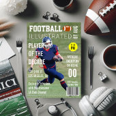 Magazine Hoesje Celebrity Footballer Birthday Part Kaart