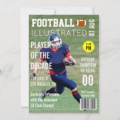 Magazine Hoesje Celebrity Footballer Birthday Part Kaart (Voorkant)