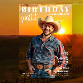 Magazine Hoesje Country Birthday Kaart