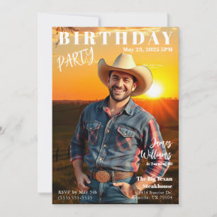 Magazine Hoesje Country Birthday Kaart